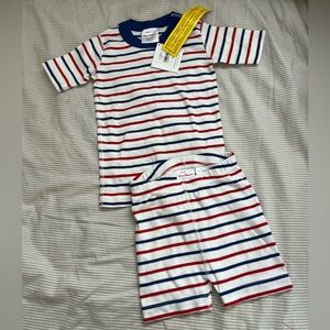 NWT Hanna Andersson short stripe pajamas size 4